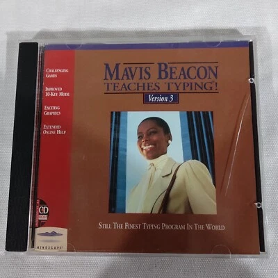 Mavis Beacon Teaches Typing Version 3 (1994,Mindscape,CD-ROM) Disc Only - Image 1 of 4