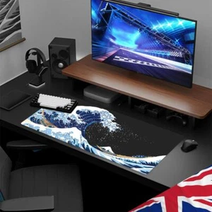 Gaming Mouse Pad Large Keyboard Pad Anti-Slip Rubber Base Laptop Desk Mat(XXL) - Afbeelding 1 van 9