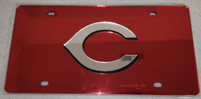 Cincinnati Reds MLB Laser Tag License Plate WinCraft - Image 1 of 2