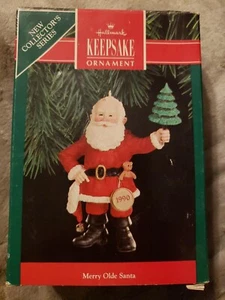 Hallmark Andenken Ornament Merry Olde Santa 10th Final in Series Santa 1999 NOS - Bild 1 von 3