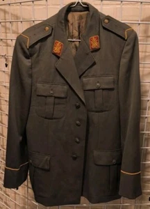 Vtg JNA Yugoslav Peoples Army Military Musician Insignia Coat Uniform - Picture 1 of 11
