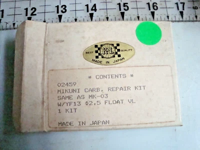 MIKUNI CARB KIT 02459 SNOW ENGINE RUPP HARLEY SKI DOO YAMAHA JOHN DEERE - Image 1 of 3