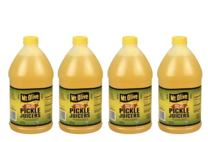 Mt. Olive Pickle Juice 100% Kosher Dill Pickle Brine, 64 Ounce Bottle 4 PACK!! - Image 1 of 1