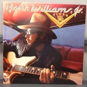 Hank Williams Jr Five-O 12" LP Warner Brothers 9-25267-1 Country 1985 Near Mint - Picture 1 of 7