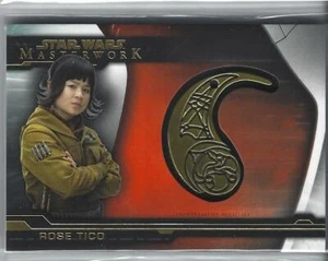 Topps Star Wars Masterwork 2019 medallón naranja rosa tico 03/10 - Imagen 1 de 3