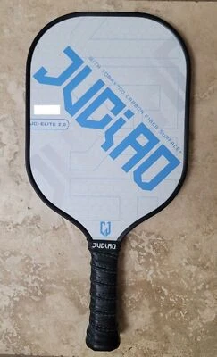 ANIME SHOCKWAVE Juciao Blue word 4.5" Handle Pickleball Paddle Carbon Fiber Composite USA
