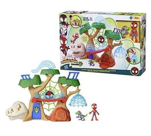 NEW 2024 Marvel Spidey and his Amazing Friends Dino-Webs Treehouse SPIDER-MAN - Picture 1 of 4