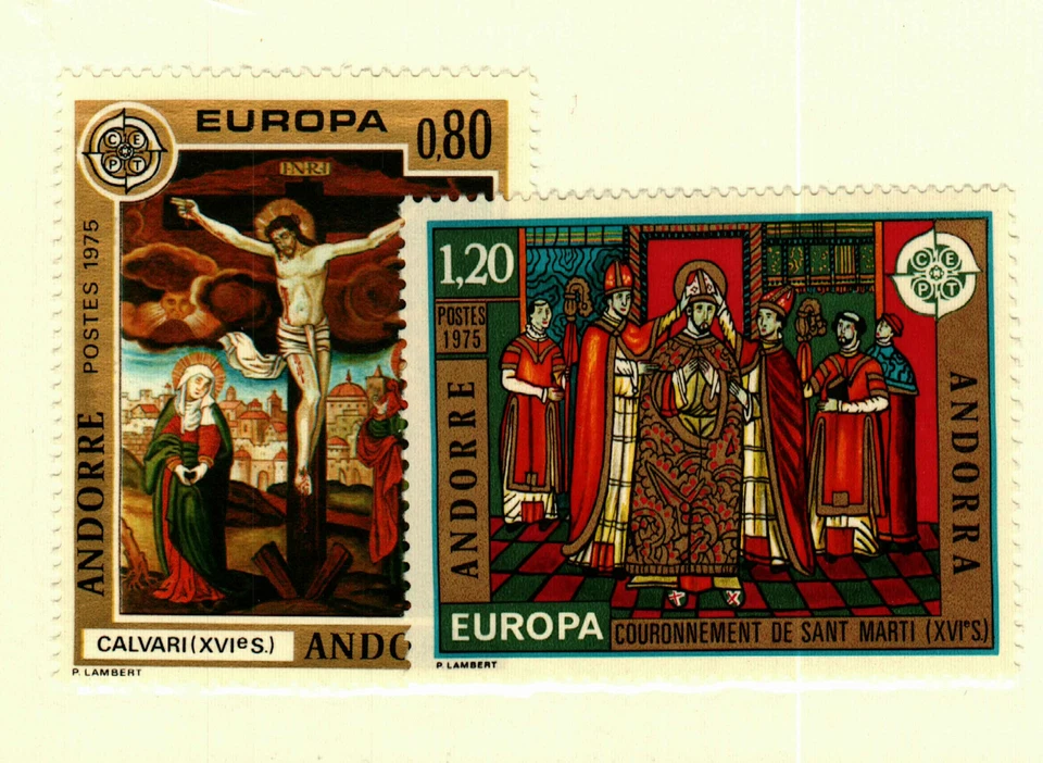 Andorra, French Adm #236-7 MNH Europa - Image 1 of 1