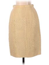 Christian Lacroix Women Gold Casual Skirt 38 french
