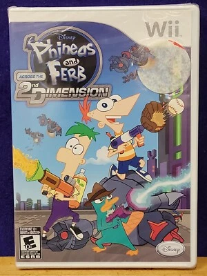 NUEVO Disney Phineas and Ferb: Across the 2nd Dimension (Nintendo Wii, 2011) Foto 1 de 4