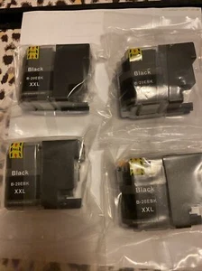 4 New Brother Compatible B-20EBK XXL Black Ink Cartridge - Picture 1 of 7
