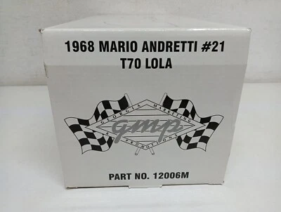 GMP 1968 Mario Andretti #21 T70 Lola 12006M Diecast 1/18-Y1-E10 - Immagine 1 di 4