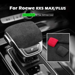 For Roewe RX5 MAX PLUS Suede Gear Shift Knob ABS Trim Cover Sticker Decoration - Picture 1 of 8