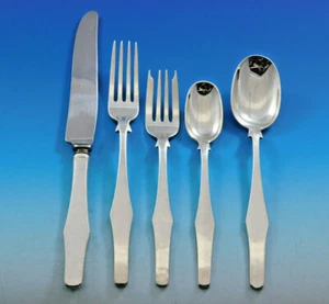 Porter Blanchard Sterling Silver Flatware Set Service Dinner 20 pieces Modern - Picture 1 of 6