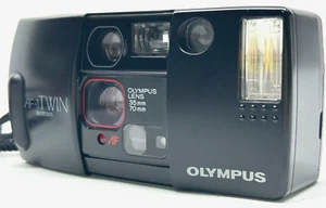 Olympus AF-1 TWIN Point & Shoot 35mm Film Camera [Near Mint] w/Neck Strap Tested - Picture 1 of 11