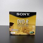 Sony DVD-R 10 Pack Recordable Blank Discs 4.7 GB 120 Min 1-16x - New In Box