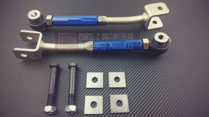 P2M for Nissan 350Z 03-08 Infiniti G35 Adjustable Curved Rear Camber Arms Z33 - Picture 1 of 1