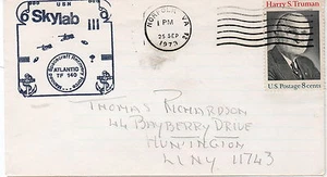 SkyLab III Manned Spacecraft Recovery Force TF 140 Norfolk VA 25 Sep 1973 Bl Cac - Picture 1 of 1