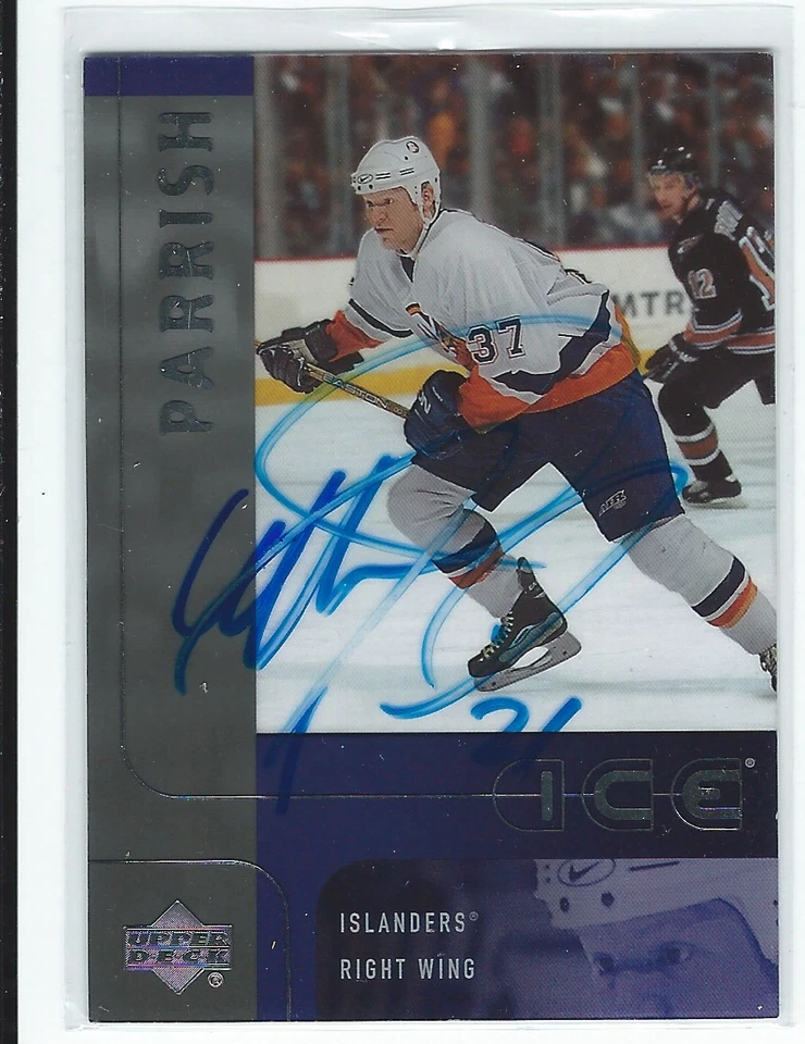 Mark Parrish Signed 2001/02 Upper Deck Ice Update Card #105 - Image 1 of 1
