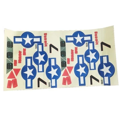 Decals P7680108R for VOLANTEX RC Plane 768-1 Mustang P51D 750mm Warbird - Image 1 of 2