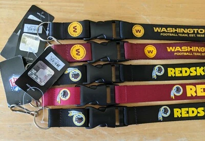 Washington Football Team Redskins Commanders Lanyard Keychain ID Holder - Image 1 of 2