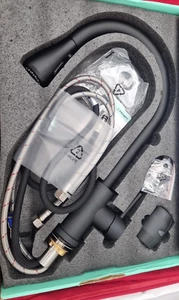 Küchen Spültischarmaturen Mischbatterie mit herausziehbarer Brause, schwenkbarer Einhand (Karton beschädigt) - Bild 1 von 2