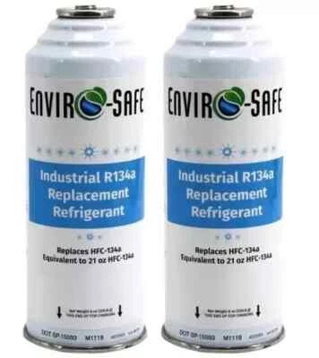 R 134a Refrigerant Replacement Cans- Coldest Refrigerant for Auto - 2 Pack - Image 1 of 3