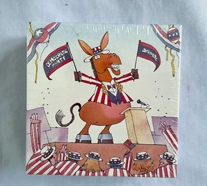 Vintage 1988? Springbok Mini Puzzle "Democratic Party (Animal) 7" PZL7325 Sealed - Picture 1 of 3