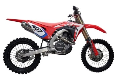 Escape GPR Pentacross Inox MX sistema completo doble Honda CRF450R CRF450RX 2017-2020 Foto 1 de 4