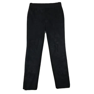 Two By Vince Camuto Leggings Womens Small Black Fleece Stretch Pull On - Picture 1 of 11