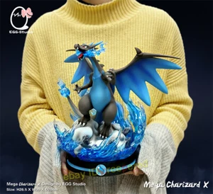 Mega Charizard X EGG Studio 1/6 Resin Figure Model Painted Statue H 30cm - Picture 1 of 5