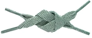 Cordones planos para zapatos/entrenadores de moda de 10 mm... (140 cm, gris plata) - Imagen 1 de 1