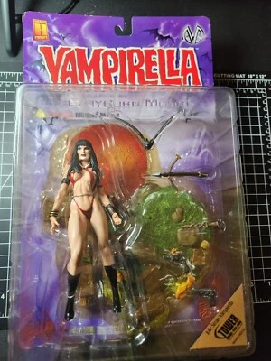 Boneco Vampirella Julie Strain exclusivo para fandom - Clayburn Moore Harris 2000 NOVO! - Imagem 1 de 4