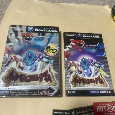 Pokemon Colosseum W/Memory Card Nintendo Game Cube GC Good Used Game Japan JP - Image 1 of 4