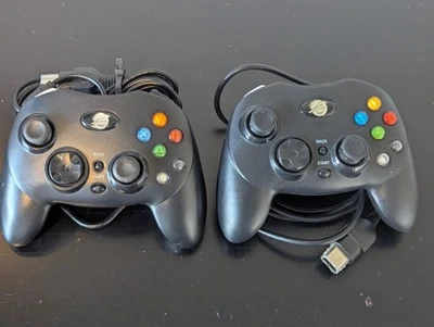 Dois controles de precisão com fio Pelican para Xbox PL-2057 original testados - Imagem 1 de 2