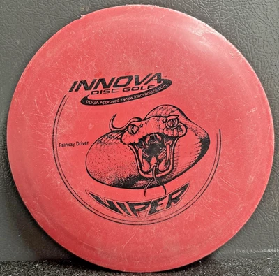 Innova PFN DX Viper Vintage 174g Red Disc Golf Fairway RARE Used - Image 1 of 4
