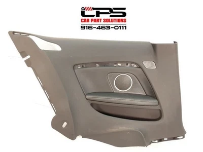 Черная оригинальная отделка со стороны водителя задняя четверть салона для Audi A5 S5 Coupe LH 08–17 годов выпуска - Изображение 1 из 4