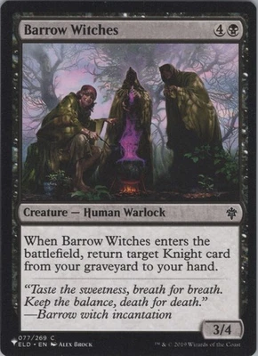 MTG Normal Barrow Witches C The List Reprints 077/269 NM - Image 1 of 2