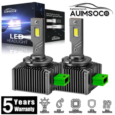 Para Cadillac XTS 2013-2018 2x D3S Faros LED Luz Alta/Baja HID Repuesto Foto 1 de 4