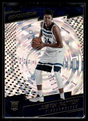 2017-18 Panini Revolution Fractal Justin Patton Rookie Minnesota Timberwolves - Image 1 of 2
