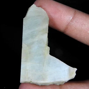87.05CtsNatural Green Apple Aquamarine Rough (47x31x7)Loose Gemstone - Picture 1 of 2