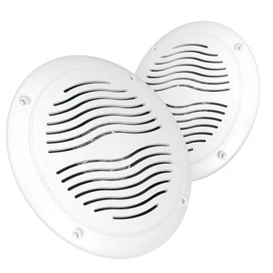 Altoparlanti da esterno resistenti all'acqua da 5 pollici, doppio cono, potenza di picco 25 W e camper (w... - Foto 1 di 6