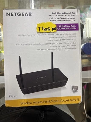 Netgear       Small Office And Home Office 802.11 Ac Wireless Access Point - Image 1 of 4