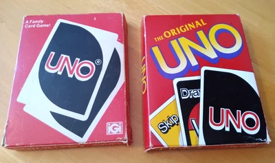 Vintage UNO Cards 1979 A Family Card Game & 1995 The Original Uno 108 cards each - Image 1 of 4