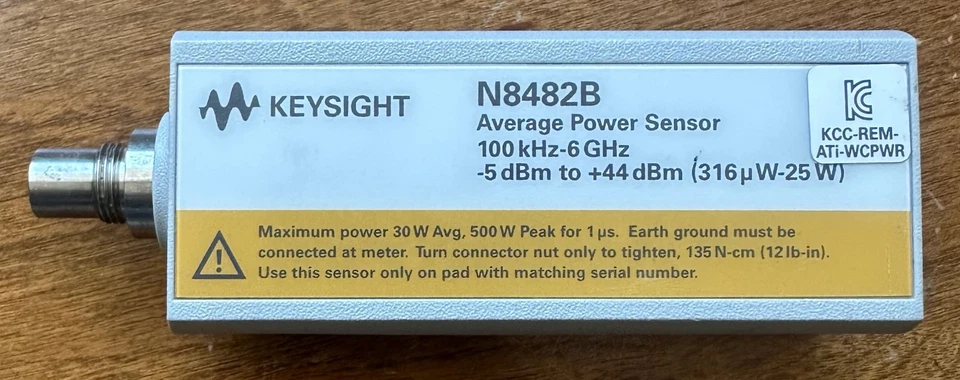 Agilent Keysight N8482B Series 100kHz-6GHz Thermocouple Power Sensor - Image 1 of 4
