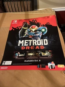 Metroid Dread GameStop Promotional Poster 28" x 24" - Picture 1 of 2