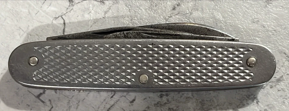 Vintage 3 Blade Slipjoint Stainless Steel Scouts Knife, See Description, Used - Image 1 of 4