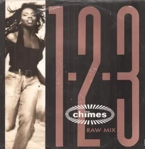 Chimes (90's Group) 123 12" vinyl UK Cbs 1989 in pic sleeve 6551666 - Image 1 of 1