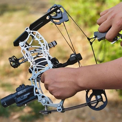 13" Mini Compound Bow Arrow Laser Sight 15-32lb Archery Fishing Hunting RH LH - Image 1 of 4
