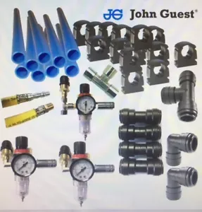 John Guest-Workshop Starter Kit Air Line - Raccordi Air Line - Kit 9 m - Stile PCL - Foto 1 di 8